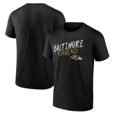 Футболка Baltimore Ravens Black Hustle Футболка Baltimore Ravens Black Hustle