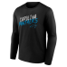 Футболка с длинным рукавом Carolina Panthers Black Hustle