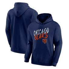 Толстовка Chicago Bears Navy Hustle Толстовка Chicago Bears Navy Hustle