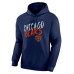 Толстовка Chicago Bears Navy Hustle