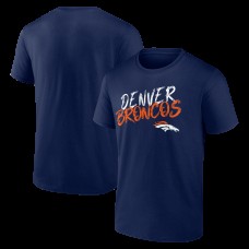 Denver Broncos Navy Hustle T-Shirt