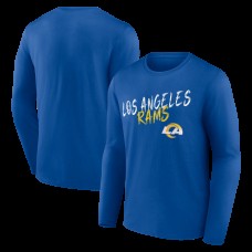 Los Angeles Rams Royal Hustle Long Sleeve T-Shirt
