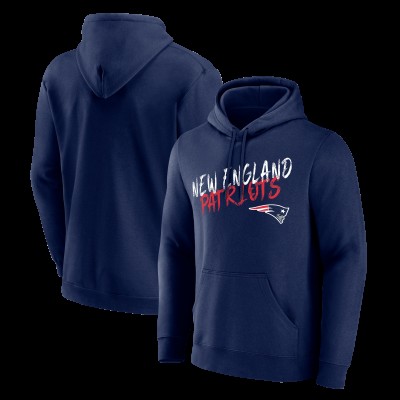 New England Patriots Navy Hustle Hoodie