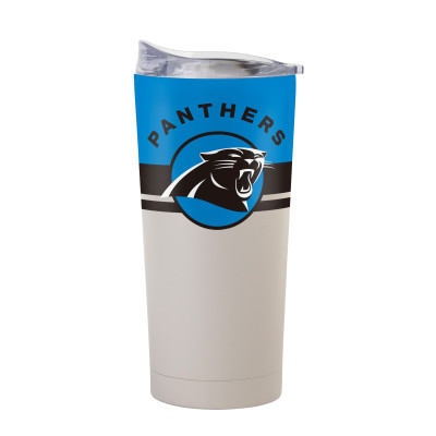 Термос Logo Brands Carolina Panthers 20oz. Horizon Powder Coat