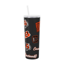 Термос Cincinnati Bengals Logo Brands 30oz Dreamweave Straw