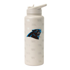 Термос Carolina Panthers Logo Brands 34oz. Sand Ghost