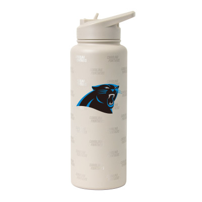 Термос Carolina Panthers Logo Brands 34oz. Sand Ghost