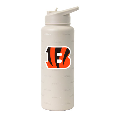 Термос Cincinnati Bengals Logo Brands 34oz. Sand Ghost