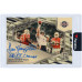 Карточка Dan Hampton Chicago Bears Autographed 2024 Panini Spectra Champion Gold Vinyl #CS-DGN #1/1 with 'SB XX Champs' Inscription
