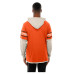 Футболка Cincinnati Bengals New Era Orange Twofer Layered Long Sleeve Hooded