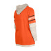 Футболка Cincinnati Bengals New Era Orange Twofer Layered Long Sleeve Hooded