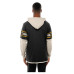 Футболка Pittsburgh Steelers New Era Black Twofer Layered Long Sleeve Hooded