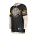 Футболка Pittsburgh Steelers New Era Black Twofer Layered Long Sleeve Hooded
