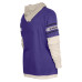 Футболка Baltimore Ravens New Era Purple Twofer Layered Long Sleeve Hooded