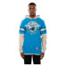 Футболка Carolina Panthers New Era Blue Twofer Layered Long Sleeve Hooded