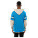 Футболка Carolina Panthers New Era Blue Twofer Layered Long Sleeve Hooded