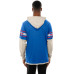 Футболка Buffalo Bills New Era Royal Twofer Layered Long Sleeve Hooded