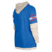 Футболка Buffalo Bills New Era Royal Twofer Layered Long Sleeve Hooded