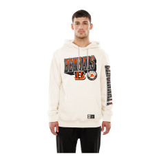 Толстовка Cincinnati Bengals New Era Cream Dune Dust Толстовка Cincinnati Bengals New Era Cream Dune Dust
