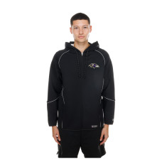 Толстовка Baltimore Ravens New Era Black Combine Authentic Raglan Full-Zip Толстовка Baltimore Ravens New Era Black Combine Authentic Raglan Full-Zip
