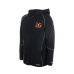 Толстовка Cincinnati Bengals New Era Black Combine Authentic Raglan Full-Zip