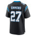 Джерси Carolina Panthers Isaiah Simmons Nike Black Team Game