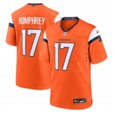 Denver Broncos LilJordan Humphrey Nike Orange Team Game Jersey