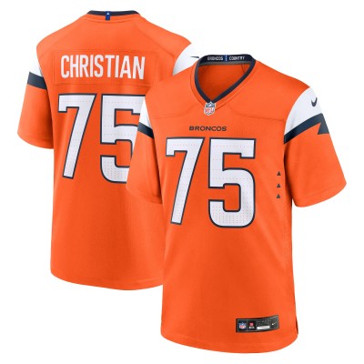 Denver Broncos Geron Christian Nike Orange Team Game Jersey