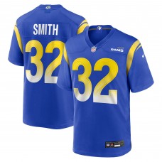Los Angeles Rams Christopher Smith Nike Royal Team Game Jersey Los Angeles Rams Christopher Smith Nike Royal Team Game Jersey
