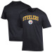 Футболка Pittsburgh Steelers Champion Black Arch Over Logo Футболка Pittsburgh Steelers Champion Black Arch Over Logo
