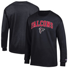 Футболка с длинным рукавом Atlanta Falcons Champion Black Arch Over Logo