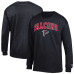 Футболка с длинным рукавом Atlanta Falcons Champion Black Arch Over Logo Футболка с длинным рукавом Atlanta Falcons Champion Black Arch Over Logo