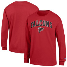 Футболка с длинным рукавом Atlanta Falcons Champion Red Arch Over Logo