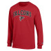Футболка с длинным рукавом Atlanta Falcons Champion Red Arch Over Logo