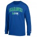 Seattle Seahawks Champion Royal Arch Over Logo Long Sleeve T-Shirt