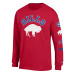 Футболка Buffalo Bills Champion Red Long Sleeve Vintage Jersey