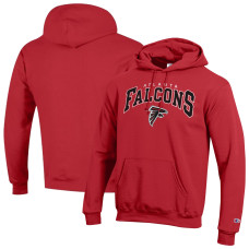 Толстовка Atlanta Falcons Champion Red Powerblend Arch over Logo Толстовка Atlanta Falcons Champion Red Powerblend Arch over Logo