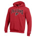 Толстовка Atlanta Falcons Champion Red Powerblend Arch over Logo