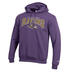 Толстовка Baltimore Ravens Champion Purple Powerblend Arch over Logo