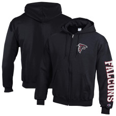 Толстовка Atlanta Falcons Champion Black Powerblend Fleece Full-Zip
