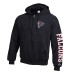 Толстовка Atlanta Falcons Champion Black Powerblend Fleece Full-Zip