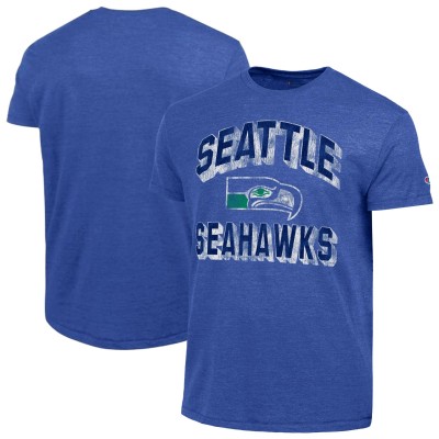 Seattle Seahawks Champion Royal Ultimate Tri-Blend T-Shirt