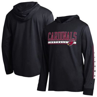 Футболка Arizona Cardinals Champion Black All Star Hooded
