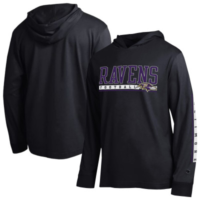 Футболка Baltimore Ravens Champion Black All Star Hooded