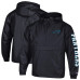 Ветровка Carolina Panthers Champion Black Packable Hooded Half-Zip Jacket