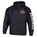 Ветровка Cincinnati Bengals Champion Black Packable Hooded Half-Zip Jacket