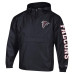 Ветровка Atlanta Falcons Champion Black Packable Hooded Half-Zip Jacket