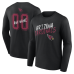 Именная футболка с длинным рукавом Arizona Cardinals Black Hustle Name & Number Именная футболка с длинным рукавом Arizona Cardinals Black Hustle Name & Number