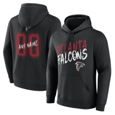 Именная толстовка Atlanta Falcons Black Hustle Name & Number