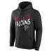Именная толстовка Atlanta Falcons Black Hustle Name & Number